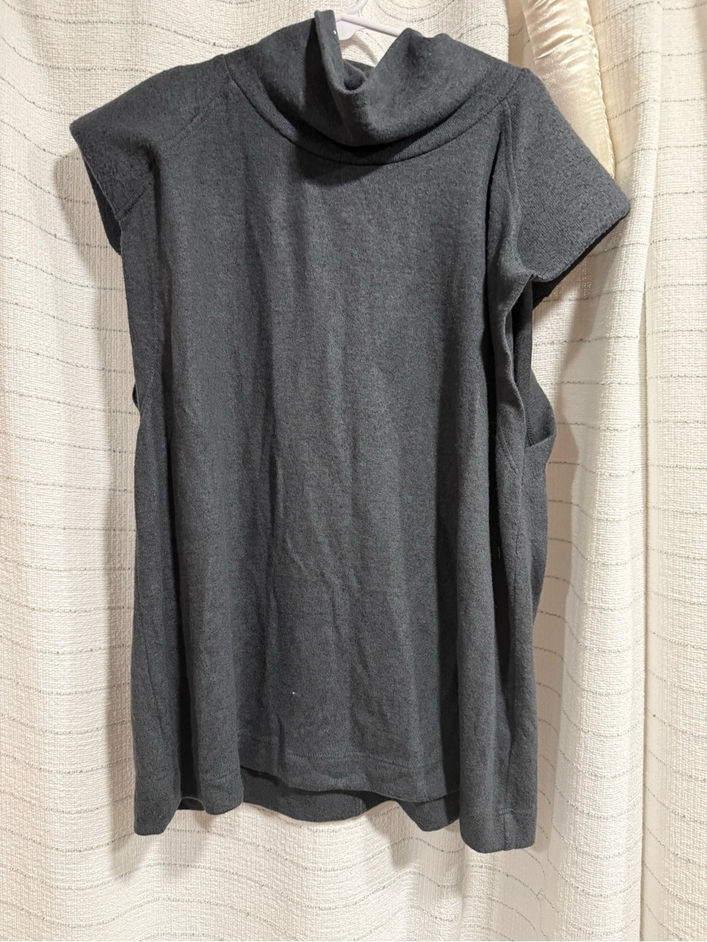 LA made Charcoal Gray Sleeveless Turtleneck